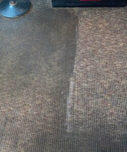 A carpet cleaning service is shown in this picture.